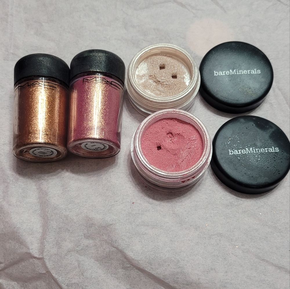 MAC & bare minerals pigments lot
